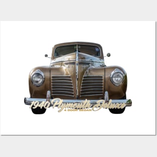 1940 Plymouth Deluxe 4 Door Sedan Posters and Art